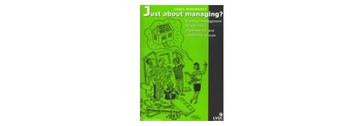 just about managing - cover